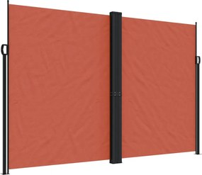 vidaXL Σκίαστρο Πλαϊνό Συρόμενο Τερακότα 220 x 1000 εκ.