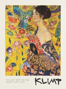 Εκτύπωση έργου τέχνης The Lady with the Fan - Gustav Klimt, (30 x 40 cm)
