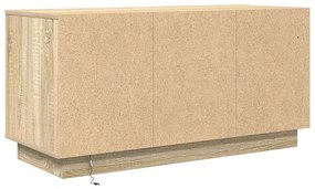Έπιπλο Τηλεόρασης με LED Sonoma Δρυς 100x41x50 εκ. - Καφέ