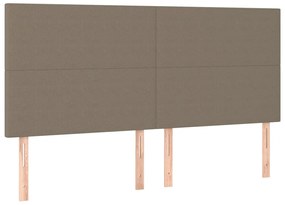 ΚΡΕΒΑΤΙ BOXSPRING ΜΕ ΣΤΡΩΜΑ TAUPE 180X200 ΕΚ. ΥΦΑΣΜΑΤΙΝΟ 3137017