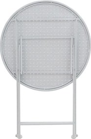 Τραπεζαρία Walen σετ 3τεμ μέταλλο λευκό