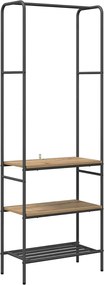 vidaXL Ράφι Ρούχων Artisan Oak 60 x 30 x 171 εκ Επεξεργασμένο ξύλο