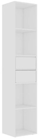 vidaXL Βιβλιοθήκη Λευκή 36 x 30 x 171 εκ. από Επεξ. Ξύλο