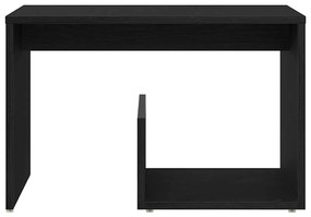 vidaXL Πλευρικό Τραπέζι Μαύρη Δρυς 59 x 36 x 38 εκ. Επεξεργασμένο ξύλο