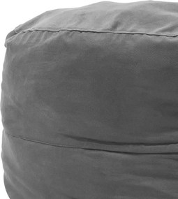 Πουφ Puko υφασμάτινο ανθρακί Φ95 95x95x70 εκ.