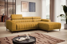 Γωνιακός καναπές Caladon Mini-Moustardi-Δεξιά