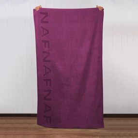 Πετσέτα Θαλάσσης (90x170) Naf-Naf Velour Viola