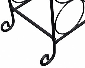 vidaXL Ραφιέρα Κρασιών για 21 Μπουκάλια Μεταλλική