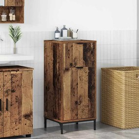 vidaXL Ντουλάπι Μπάνιου Παλιό Ξύλο 39,5 x 36 x 88 εκ