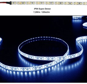 Adeleq Ταινία Led 5 Μέτρα 12Vdc 7.2W Και 120Led Ανά Μέτρο Ip54 Μπλε 30-35272124