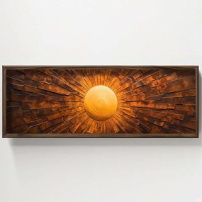 Κάδρο 856EVL1558 120x3,5x40cm Multi Wallity Horizontal Mdf, Wood