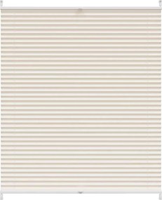 vidaXL Πλισέ ρόλερ σκίασης 110x150cm Κρεμ