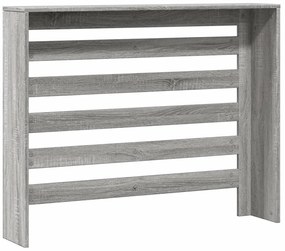 vidaXL Κάλυμμα Καλοριφέρ Γκρι Sonoma 104x20x82εκ Επεξεργασμένο Ξύλο