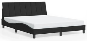vidaXL Σκελετός Κρεβατιού Χωρίς Στρώμα Μαύρο 160x200 εκ. Βελούδινο