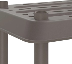 vidaXL Μονάδα Ραφιού 3 επίπεδα 100 x 40 x 96 εκ. PP Ανοιχτό γκρι