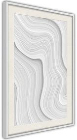 Αφίσα - Snow Contour Lines - 20x30 - Χρυσό - Χωρίς πασπαρτού