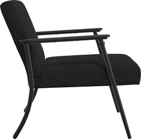 vidaXL Πολυθρόνα Μαύρο 59 x 75 x 78 εκ Βελούδο