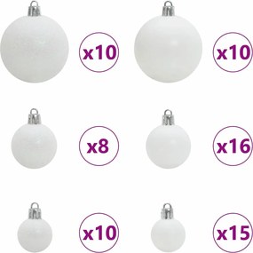 vidaXL Τεχνητό Χριστουγεννιάτικο Δέντρο με 300 LED Πράσινο 180 cm