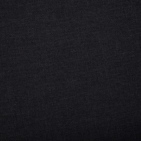 vidaXL Πάγκος με Αποθηκευτικό Χώρο Μαύρος 116 εκ. από Πολυεστέρα