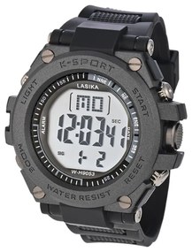 Ψηφιακό ρολόι χειρός - LS9053 - Lasika - 817346 - Black/Grey-817346_bgr