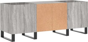 vidaXL Δισκοθήκη Γκρι Sonoma 121 x 38 x 48 εκ. από Επεξεργασμένο Ξύλο