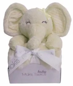 Makis Tselios Home Διακοσμητικό κουκλάκι με κουβέρτα 80x110cm Elephant Pink