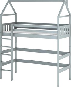 GLORIA 90x190 grey loft bed Lano Furniture