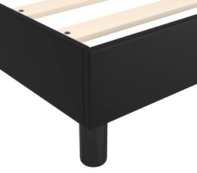 ΠΛΑΙΣΙΟ ΚΡΕΒΑΤΙΟΥ BOXSPRING ΜΑΥΡΟ 120 X 200 ΕΚ. ΣΥΝΘΕΤΙΚΟ ΔΕΡΜΑ 3121035