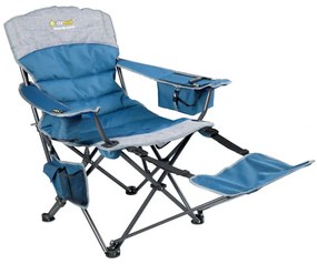 Καρέκλα Πτυσσόμενη OZtrail Monarch Footrest D Με Υποποδιο Blue