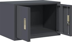 vidaXL Ντουλάπι αποθήκευσης Ανθρακί 60 x 40 x 40 εκ. Ατσάλι