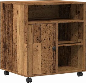 vidaXL Σταντ Εκτυπωτή Παλαιό ξύλο 60 x 50 x 67 εκ. Επεξεργασμένο Ξύλο