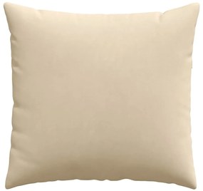 vidaXL Μαξιλάρι Καναπέ 2 pcs Κρεμ 50 x 50 cm ύφασμα