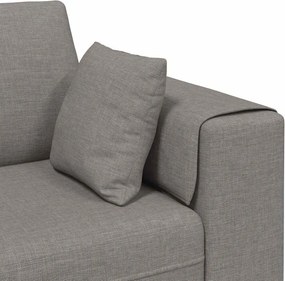 vidaXL Καναπές Taupe 250 x 77 x 76 εκ. ύφασμα