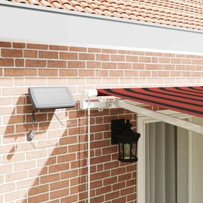 vidaXL Ανακλινόμενη Τέντα με Ηλιακό LED