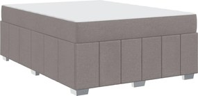 vidaXL Σκελετός Κρεβατιού Taupe 160 x 200 cm ύφασμα