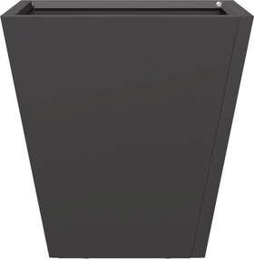 vidaXL Ζαρντινιέρα Μαύρη 30x30x30 εκ. από Ατσάλι