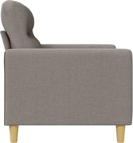 vidaXL Καναπές Διθέσιος Taupe 140 εκ. Υφασμάτινος