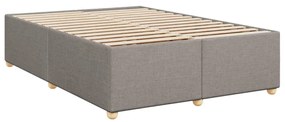 ΚΡΕΒΑΤΙ BOXSPRING ΜΕ ΣΤΡΩΜΑ TAUPE 160X200 ΕΚ. ΥΦΑΣΜΑΤΙΝΟ 3285391