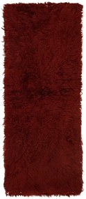 Χαλί Flokati 51 Red-Brown Βιοκαρπέτ 60X120cm