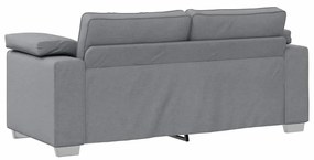 vidaXL Καναπές με μαξιλάρι Ανοιχτό γκρι 180 x 77 x 82 εκ ύφασμα