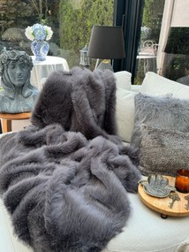 Ριχτάρι Καναπέ Ανθρακί LOLITA 200x75