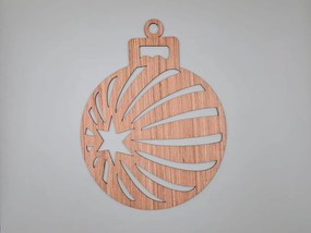 Σετ των 2 Intra απο ξύλο plywood 3mm-4mm πάχος - Αστέρι Χριστουγεννιάτικο μπιχλιμπίδι Διακόσμηση Ξύλινο Κρεμαστό στολίδι Δίασταση 10x10 cm Intraeaxys-joed4r51