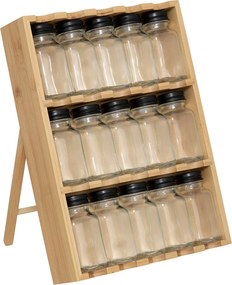 Βαζάκια Μπαχαρικών Σε Βάση (Σετ 15τμχ) F-V Drawer 203087