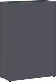 vidaXL Βάση ομπρέλας βροχής Ανθρακί 28 x 12 x 41 εκ Ατσάλι