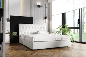 Επενδυμένο κρεβάτι Catania-Leuko-180 x 200