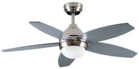 Estia 06-21191 Celeste Ανεμιστηρας Οροφης 111cm 70w με Αντιστρεψιμα Πτερυγια, Λευκο/γκρι
