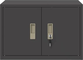 vidaXL Ντουλάπι αποθήκευσης Μαύρο 60 x 40 x 40 εκ. Ατσάλι