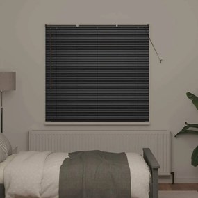 vidaXL Ρολό Παραθύρου με κουρτίνες Άλλο Μαύρο 140 x 175 εκ. Αλουμίνιο