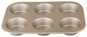 Berlinger Haus Αντικολλητική φόρμα για muffin 6 θέσεων Μπρονζέ BH-1429