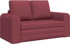 vidaXL Κρεβάτι καναπές 60cm Κόκκινο ύφασμα